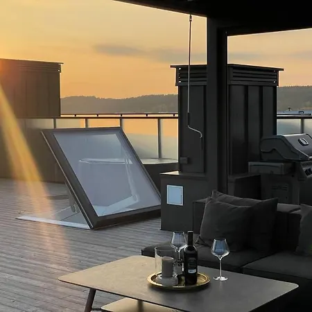 Penthouse Luxury With Panoramic View Vilnius