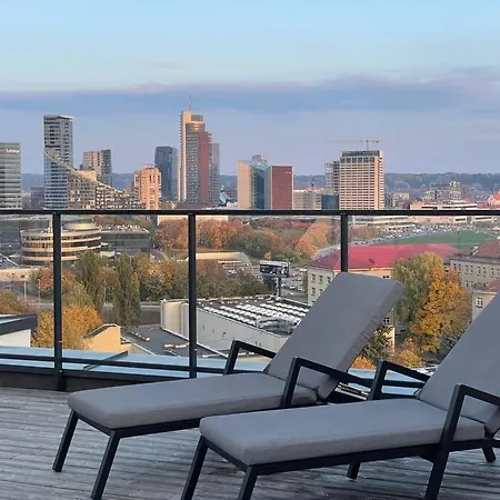 Penthouse Luxury With Panoramic View Apartment Vilnius