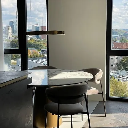 Penthouse Luxury With Panoramic View ヴィリニュス